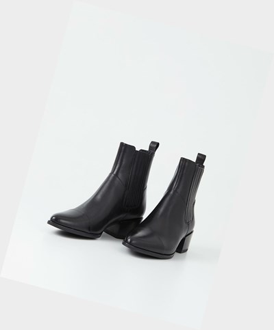 Botines Vagabond Marja Mujer Negros | 027RYAWMD