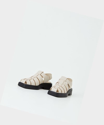 Sandalias de Plataforma Vagabond Eyra Mujer Blancos | 614FMBANT