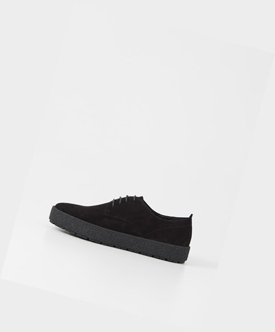 Zapatos con Cordones Vagabond Fred Hombre Negros | 350IZROEA